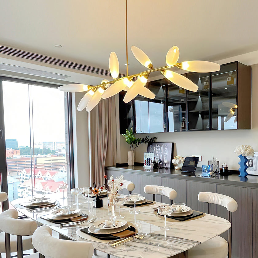 Rice Grain Glass Chandelier