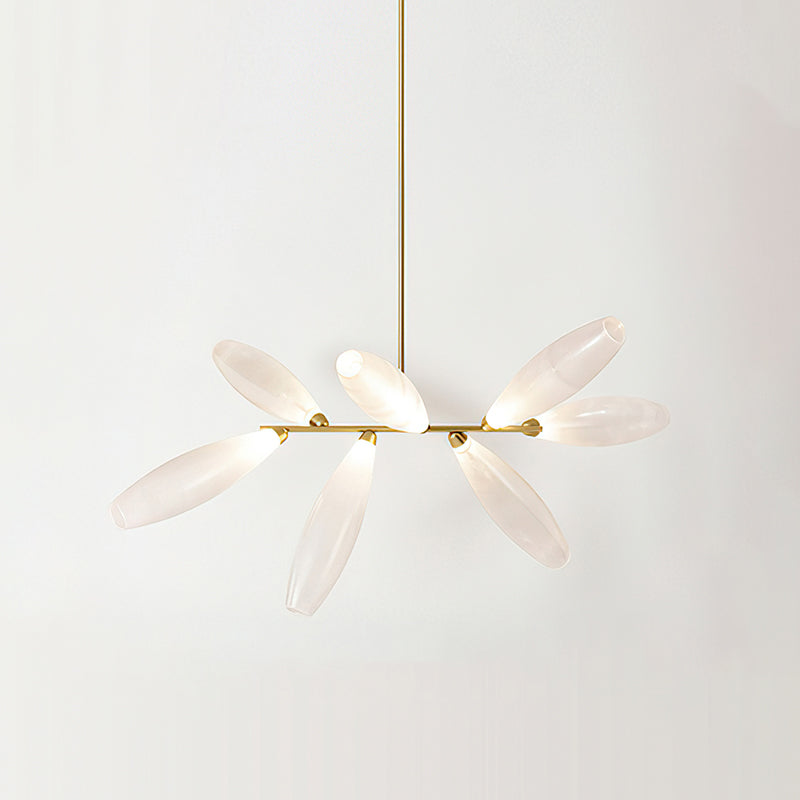 Rice Grain Glass Chandelier