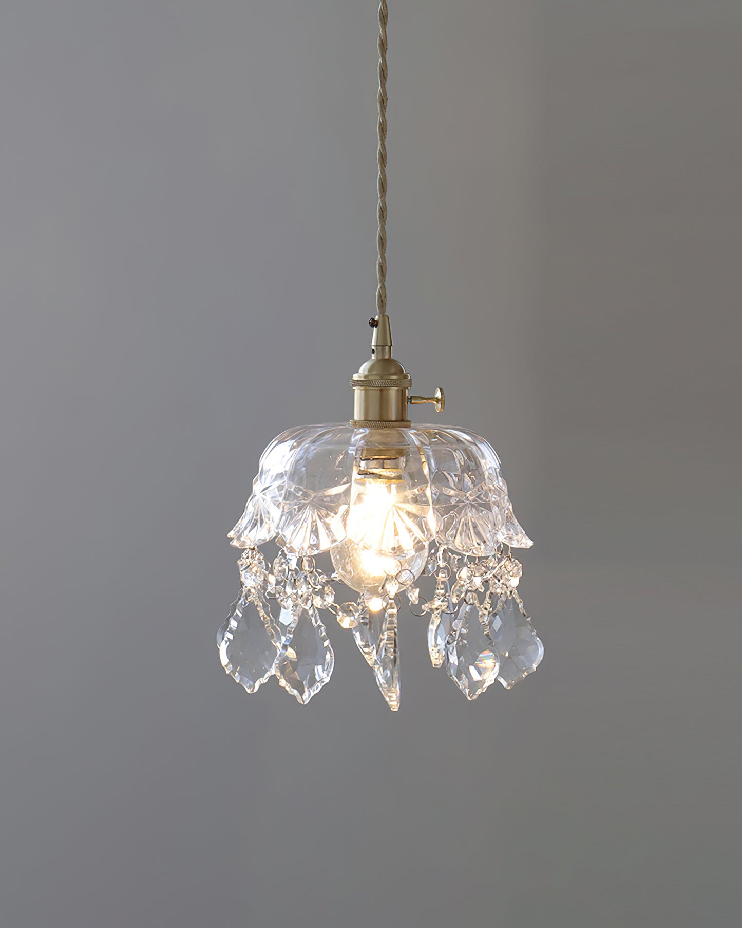 Rococo Court Crystal Pendant Lamp