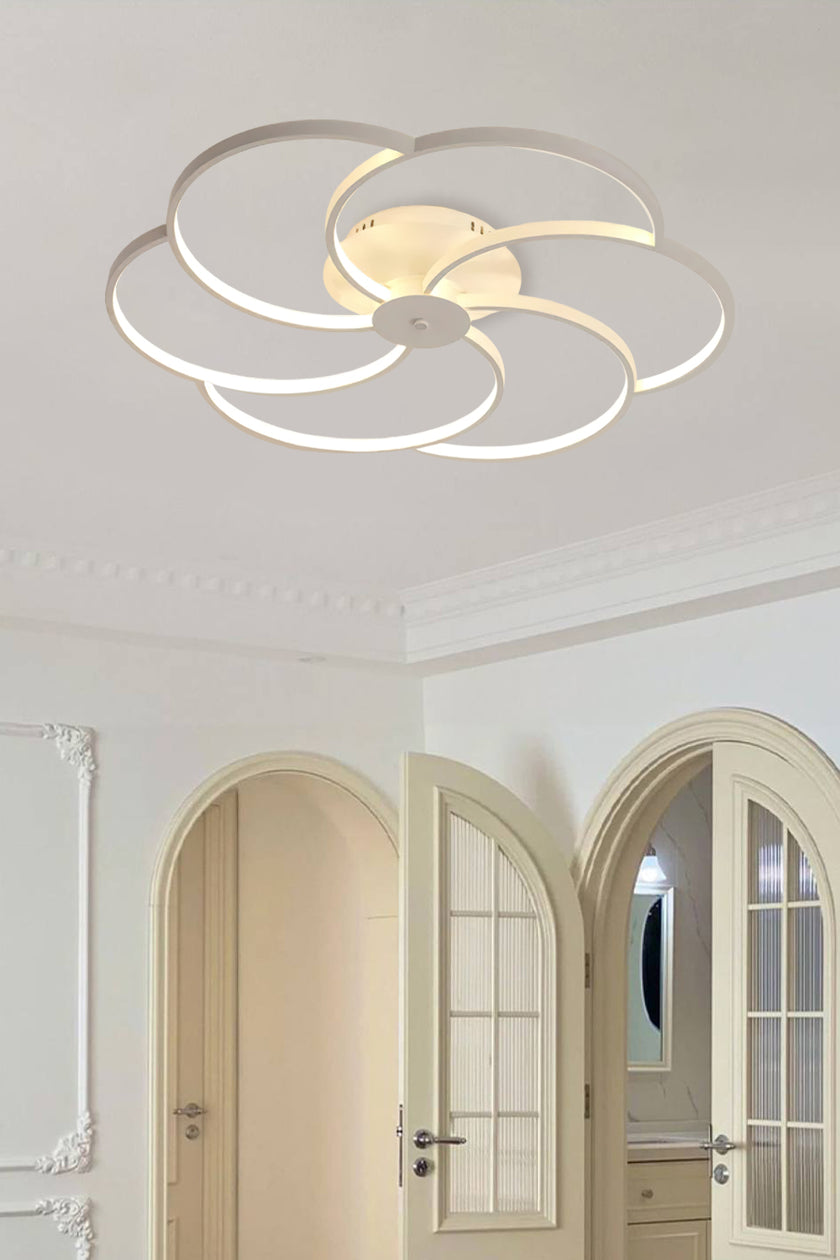 Round Flower LED Ceiling Light