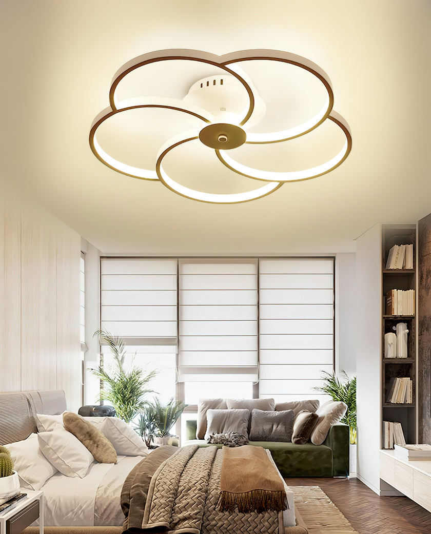 Round Flower LED Ceiling Light