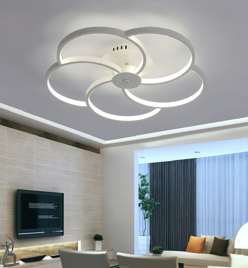 Round Flower LED Ceiling Light