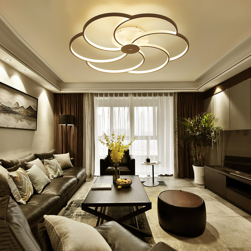 Round Flower LED Ceiling Light