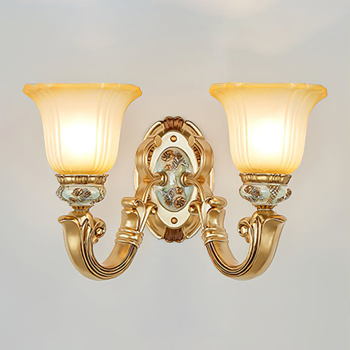 Royal Big Horn Wall Lamp