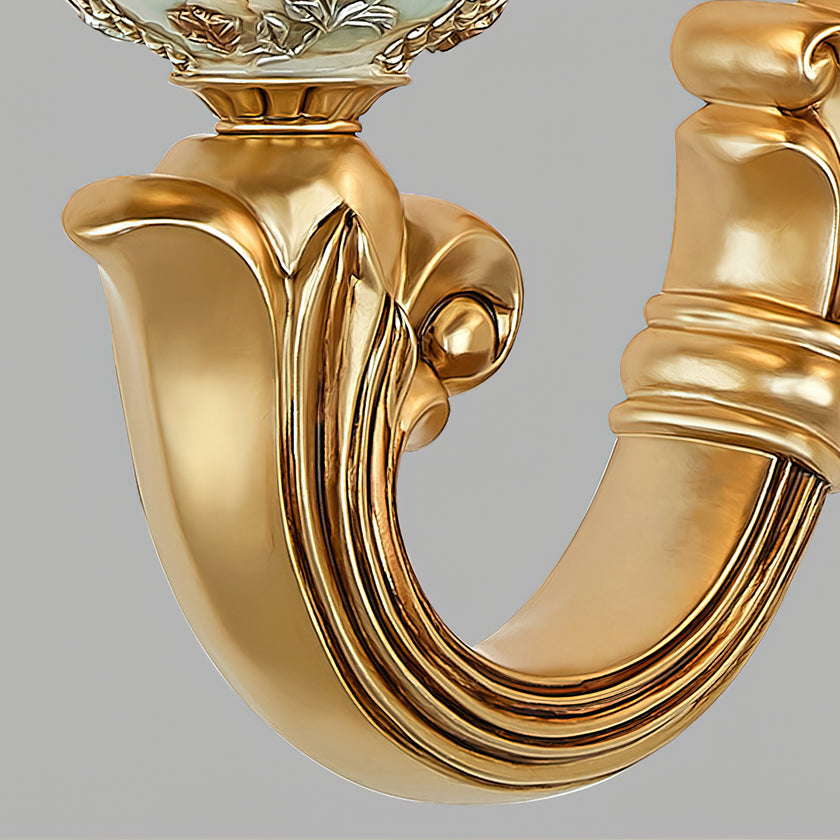 Royal Big Horn Wall Lamp