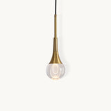Colgante de Cristal Simple en Forma de Gota