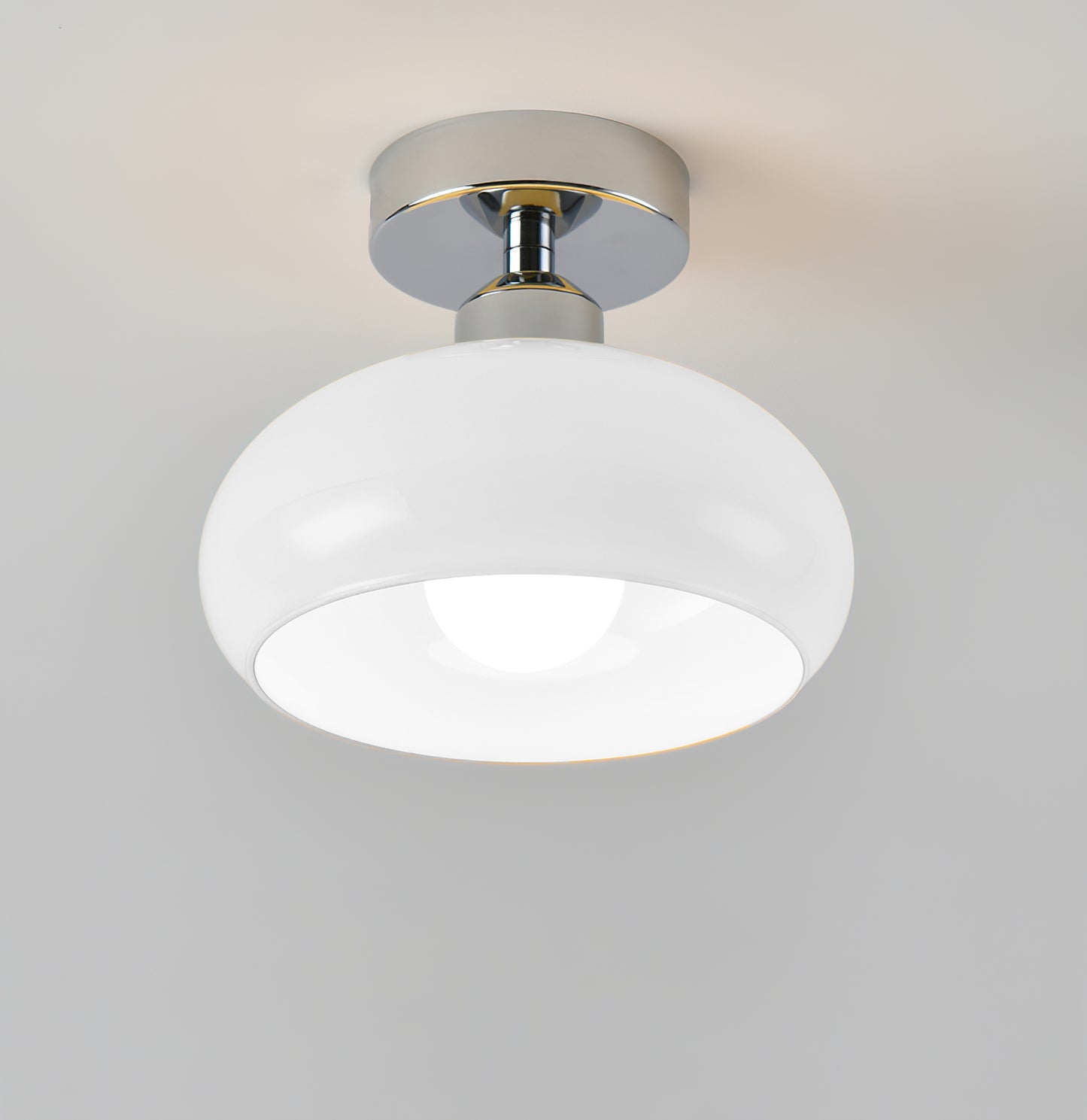 Simple Cream Ceiling Lamp