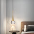 Simple Drop-Shaped Crystal Pendant Lamp