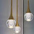 Simple Drop-Shaped Crystal Pendant Lamp