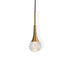Simple Drop-Shaped Crystal Pendant Lamp