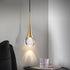 Simple Drop-Shaped Crystal Pendant Lamp