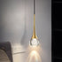 Simple Drop-Shaped Crystal Pendant Lamp
