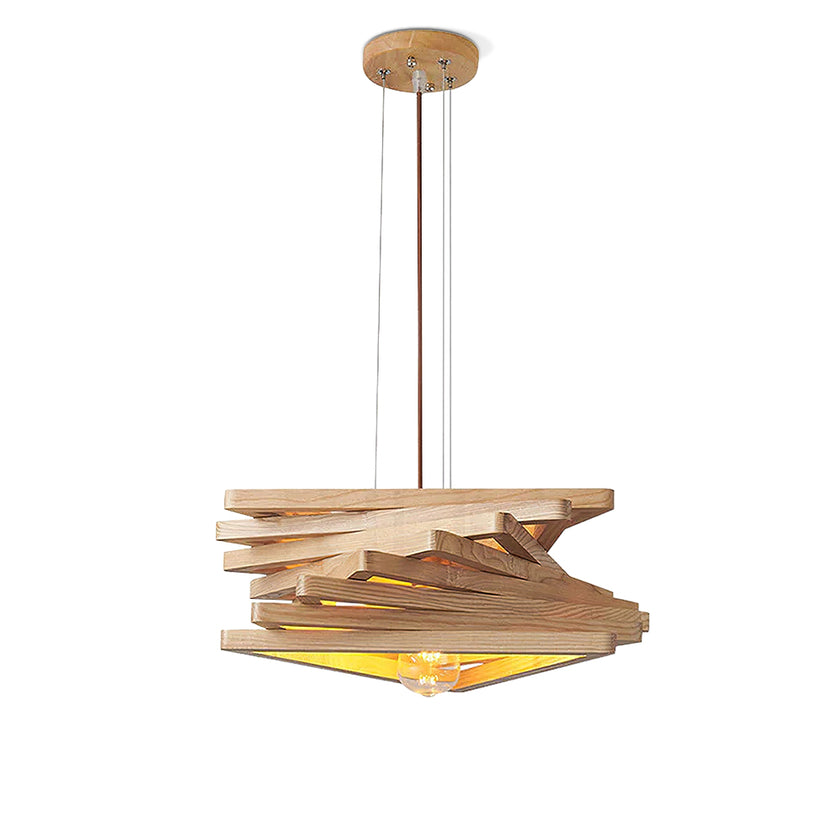 Spiral Triangle Pendant Light
