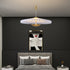 Stacked Paper Chandelier