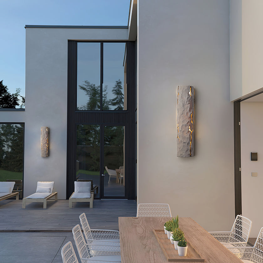 Stone Outdoor Wall Light