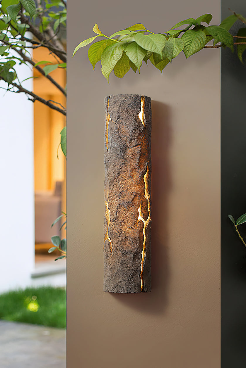 Stone Outdoor Wall Light