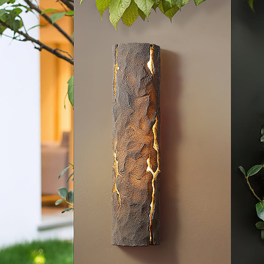 Stone Outdoor Wall Light
