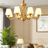 Tapered Glass Chandelier