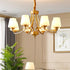 Tapered Glass Chandelier