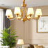 Tapered Glass Chandelier