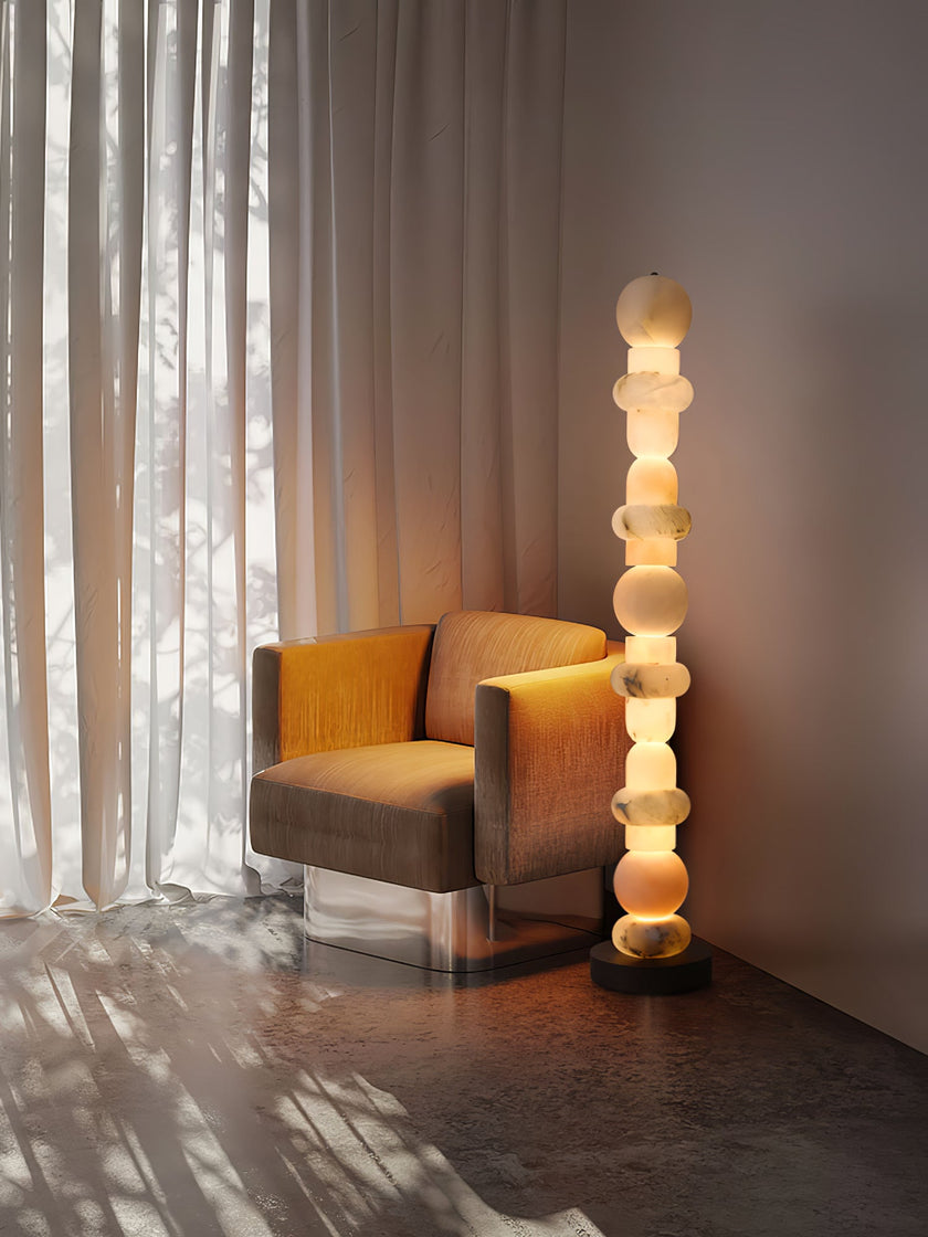 Tribeca Alabaster Floor Lamp