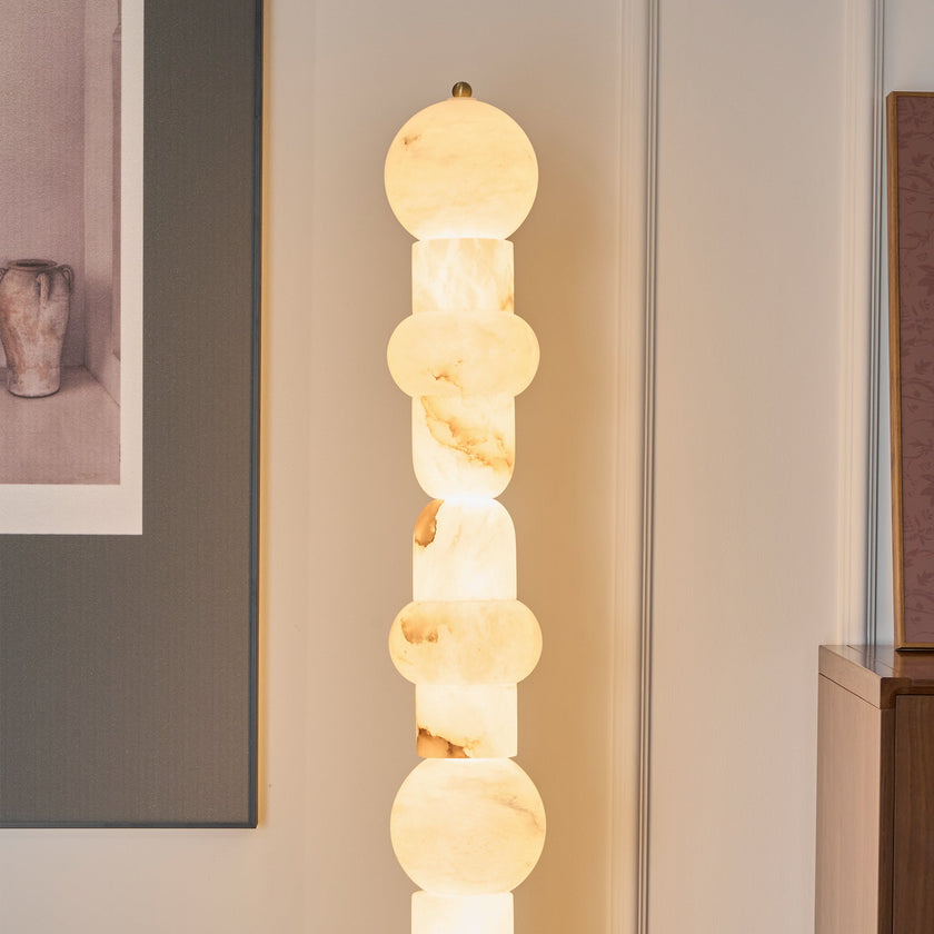 Tribeca Alabaster Floor Lamp