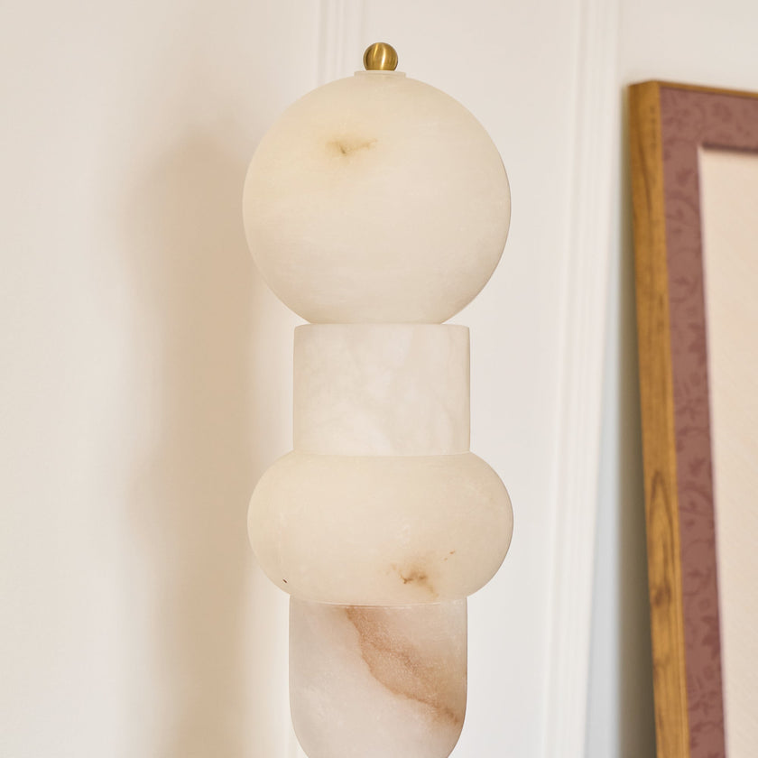 Tribeca Alabaster Floor Lamp