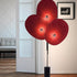 Triple Floral Floor Lamp