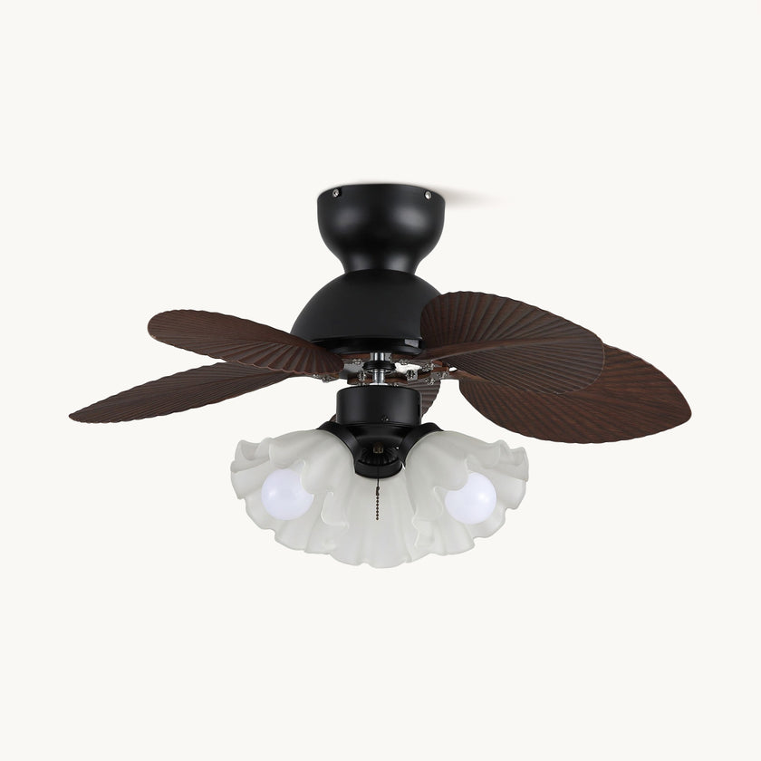 Tropica Palm Ceiling Fan Light