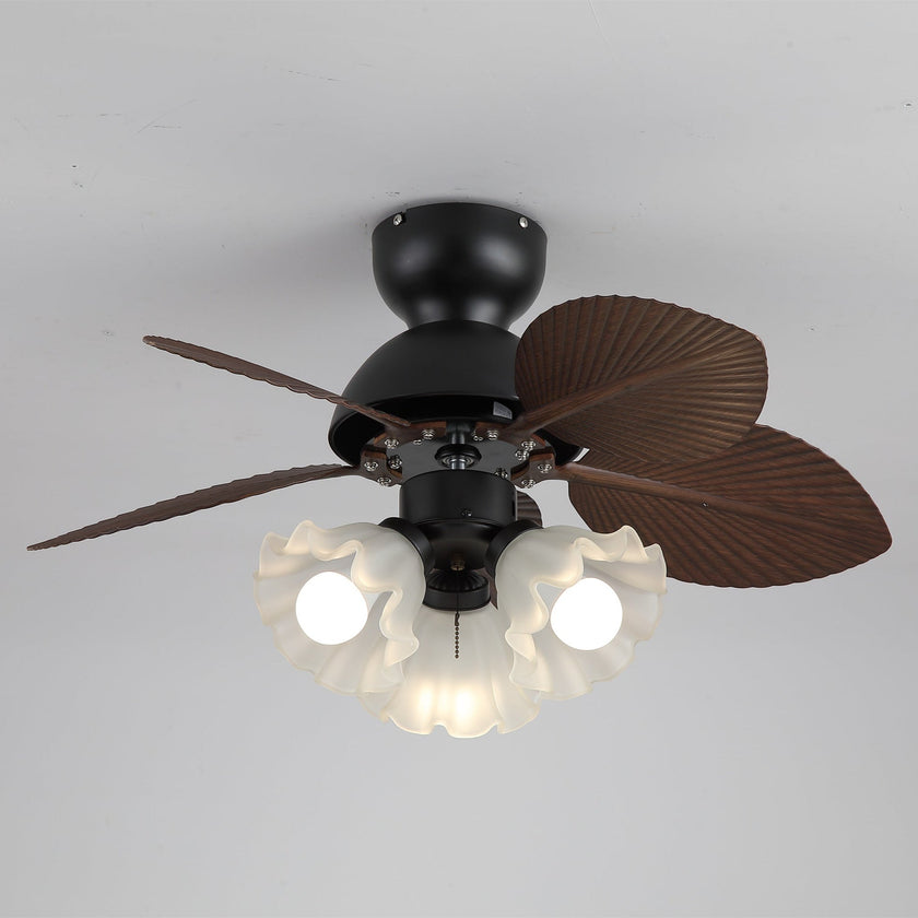 Tropica Palm Ceiling Fan Light