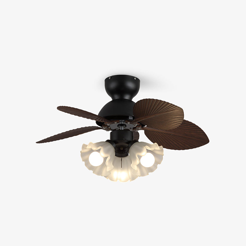 Tropica Palm Ceiling Fan Light