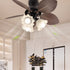 Tropica Palm Ceiling Fan Light