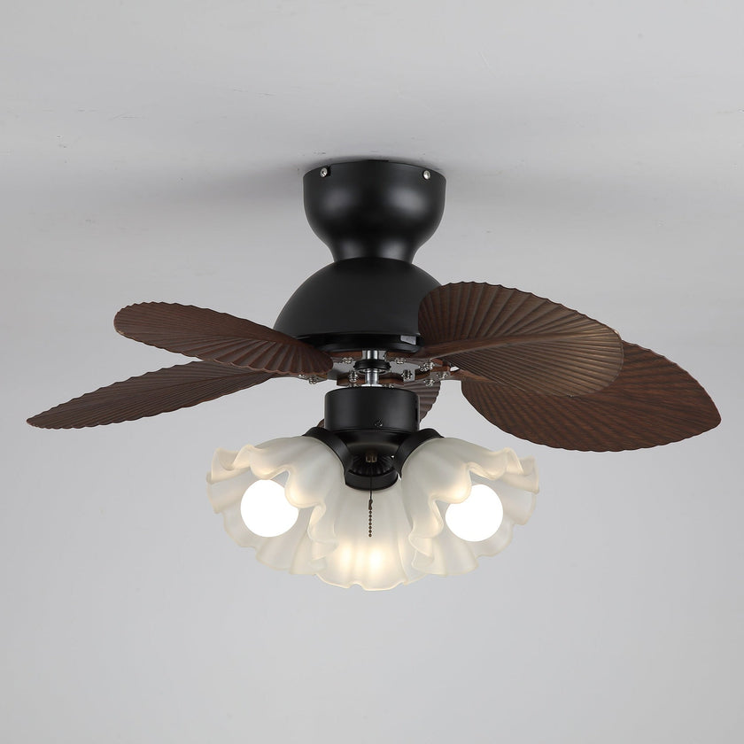 Tropica Palm Ceiling Fan Light