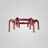 U-Shaped Wrought Iron Chandelier