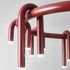 U-Shaped Wrought Iron Chandelier