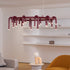 U-Shaped Wrought Iron Chandelier
