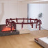 U-Shaped Wrought Iron Chandelier