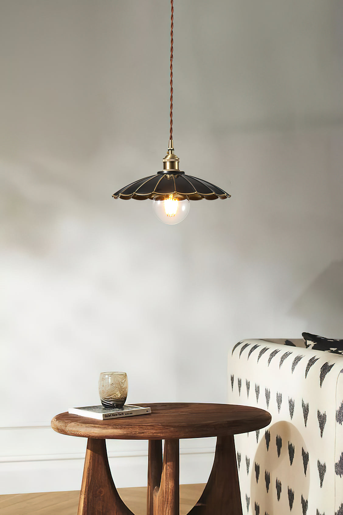 Umbrella Brass Pendant Lamp