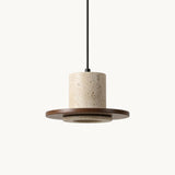 Velmora Travertine Pendant Light