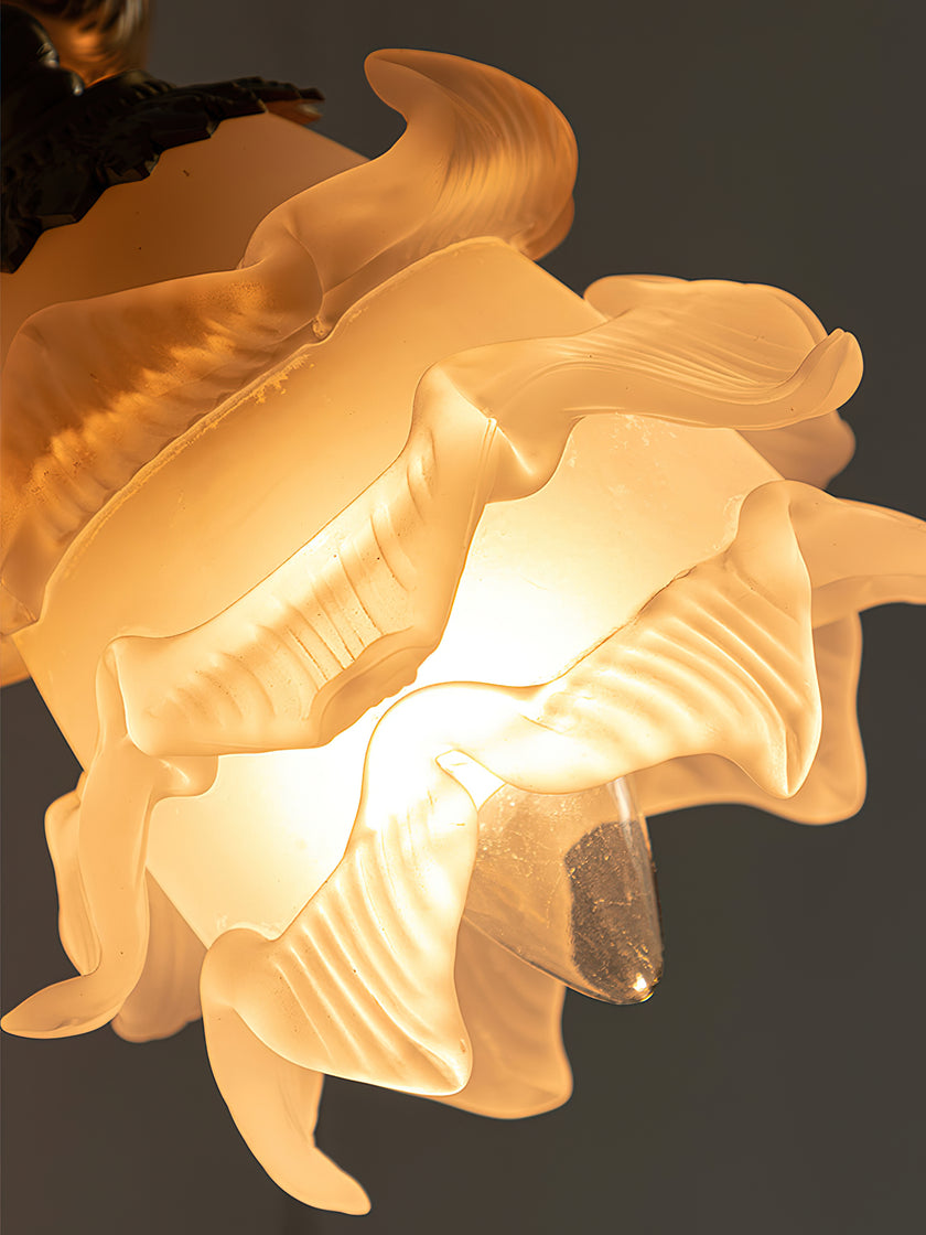 Victorian Brass Angel Wall Lamp