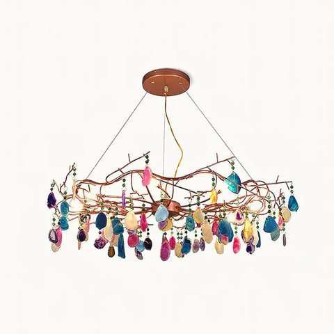 Villa Luxury Agate Chandelier