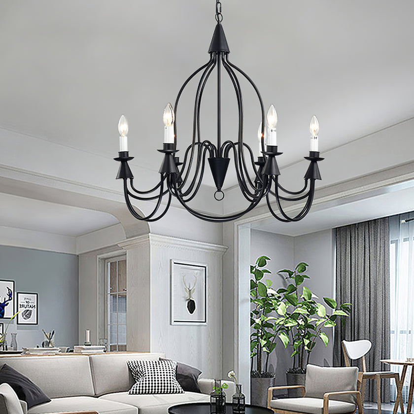 Vintage Candlestick Chandelier