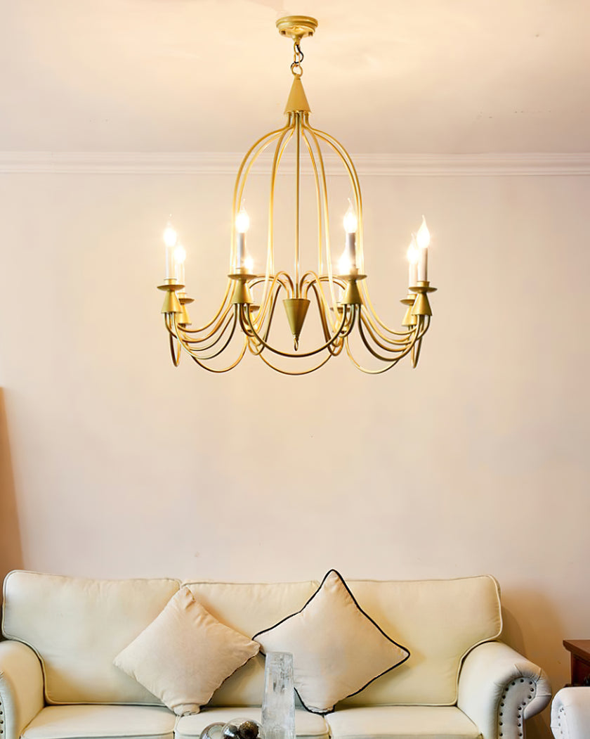 Vintage Candlestick Chandelier