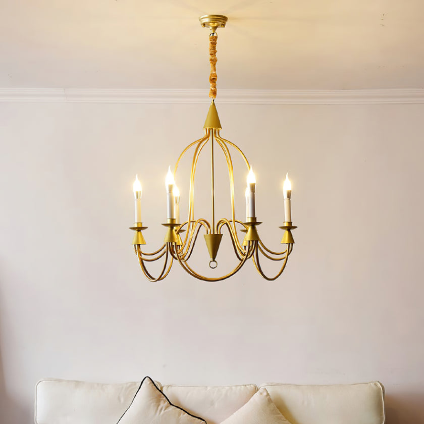 Vintage Candlestick Chandelier