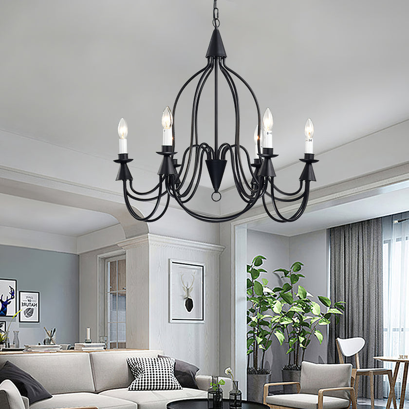 Vintage Candlestick Chandelier