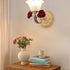 Vintage Rose Glass Wall Lamp