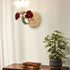 Vintage Rose Glass Wall Lamp