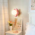 Warm Flower Resin Wall Lamp