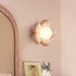 Warm Flower Resin Wall Lamp
