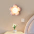 Warm Flower Resin Wall Lamp